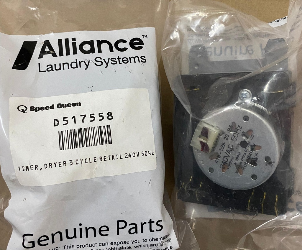 TIMER,DRYER 3 CYCLE 240V 50Hz