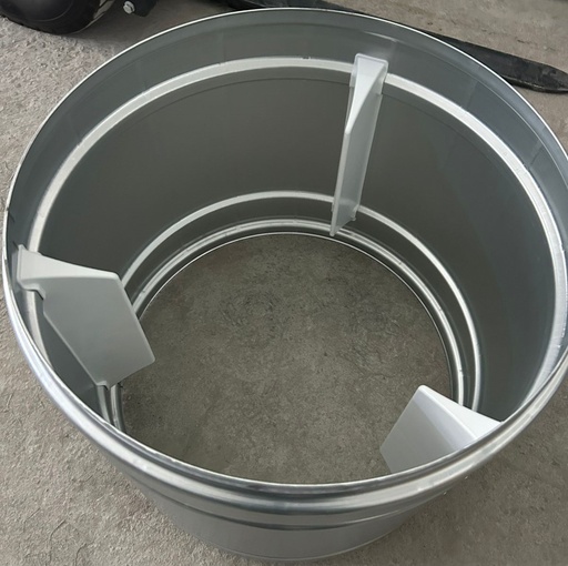 [D510265WP] ASSY CYL DRYER-GALV-WHT BFLS, PKG